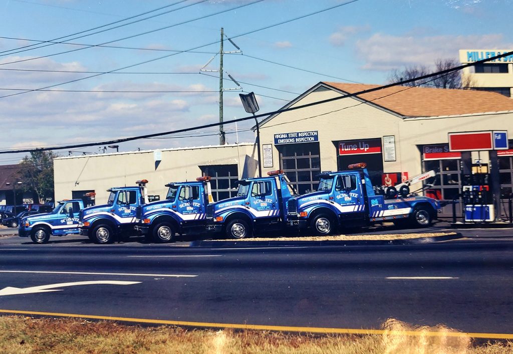 Schmitz Service Tow Truck Fleet circa 1995